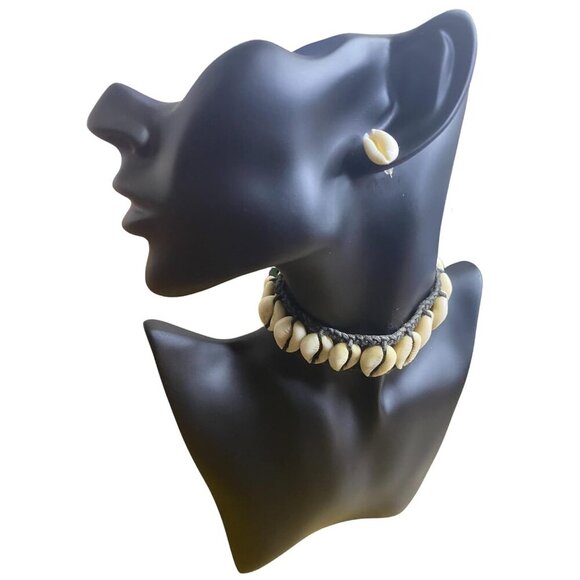 Handmade Cowrie Shell Earrings for Women, Skin-Friendly Stainless Steel, Summer - Picture 3 of 9